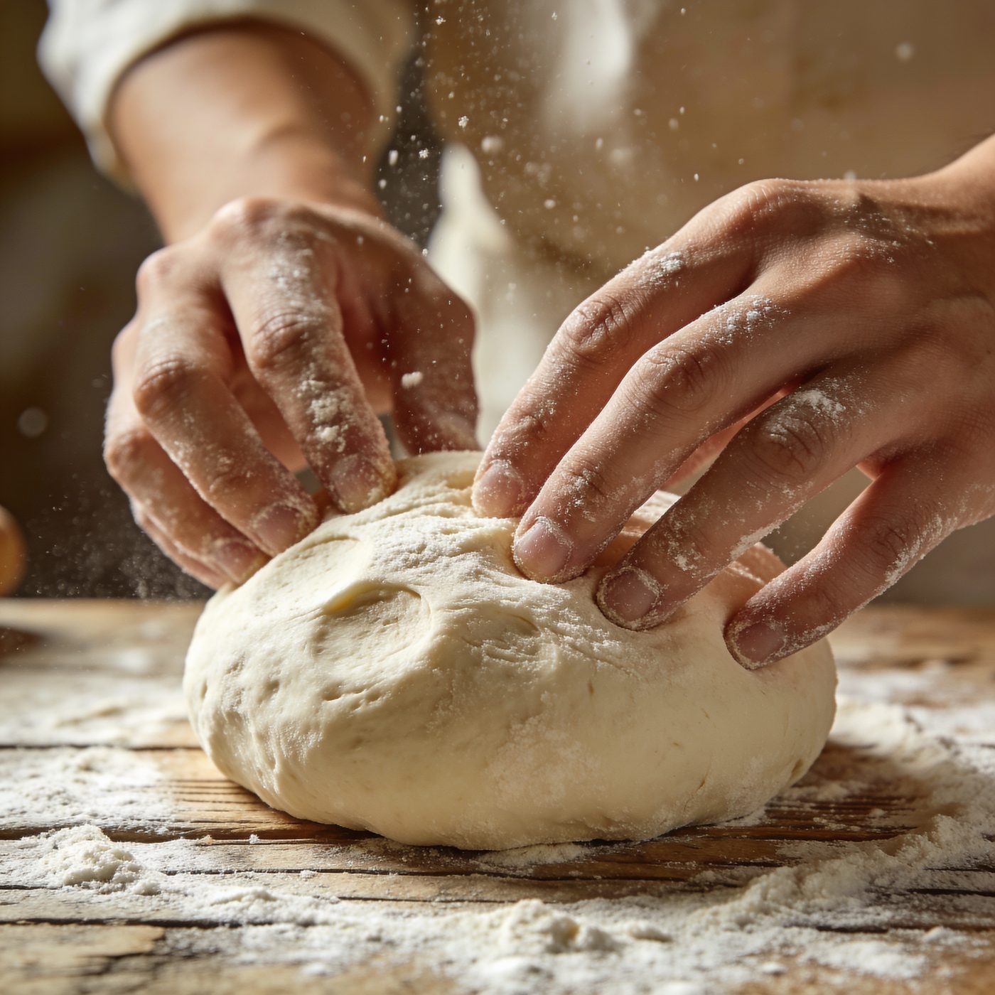 Le boulanger au travail
